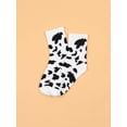 thumbnail image 2 of YooGuoGuo Women's 1 pairs Cow Print Crew Socks, 2 of 3