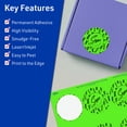 thumbnail image 3 of Avery Printable Round Labels, Neon Green, 2.5" Diameter, 90ct, 3 of 11