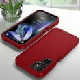 thumbnail image 5 of Decase for Samsung Galaxy A14 5G Case,Heavy Duty Protection Case Hybrid 3 in 1 Shockproof Anti-Scratched Hard Cover+Soft Rubber Rugged Durable Bumper for Samsung Galaxy A14 5G, Red, 5 of 8
