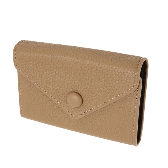 Riousery Women Card Case Soft PU Leather RFID Blocking Credit Card Wallet Small Portable Holder Khaki 4.3 in / 11 cm