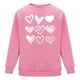 thumbnail image 4 of Amzcrzy Sudadera Para Hombre Con Estampado De Corazones, Informal, De Manga Larga Y Cuello Redondo, Sudadera Con Capucha, Camiseta De Manga Larga Y Cuello Redondo, Rosa, M, 4 of 6