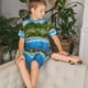 thumbnail image 4 of Balery Island And Coral Reef Conjunto de Pijama Infantil de Manga Corta con Estampado – Ropa de Dormir de Algodón Suave-4X-Large, 4 of 6