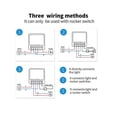 thumbnail image 3 of 4 Pack Wifi Relay Switch, Wireless Light Switch Remote Control Voice Control Outlet Timer Work With, 3 of 5