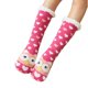 thumbnail image 3 of Style 6 Calcetines de invierno para mujer, pantuflas peludas, dibujos animados Kawaii, gruesos, cálidos, forro polar de imitación, medias térmicas para dormir, 3 of 5