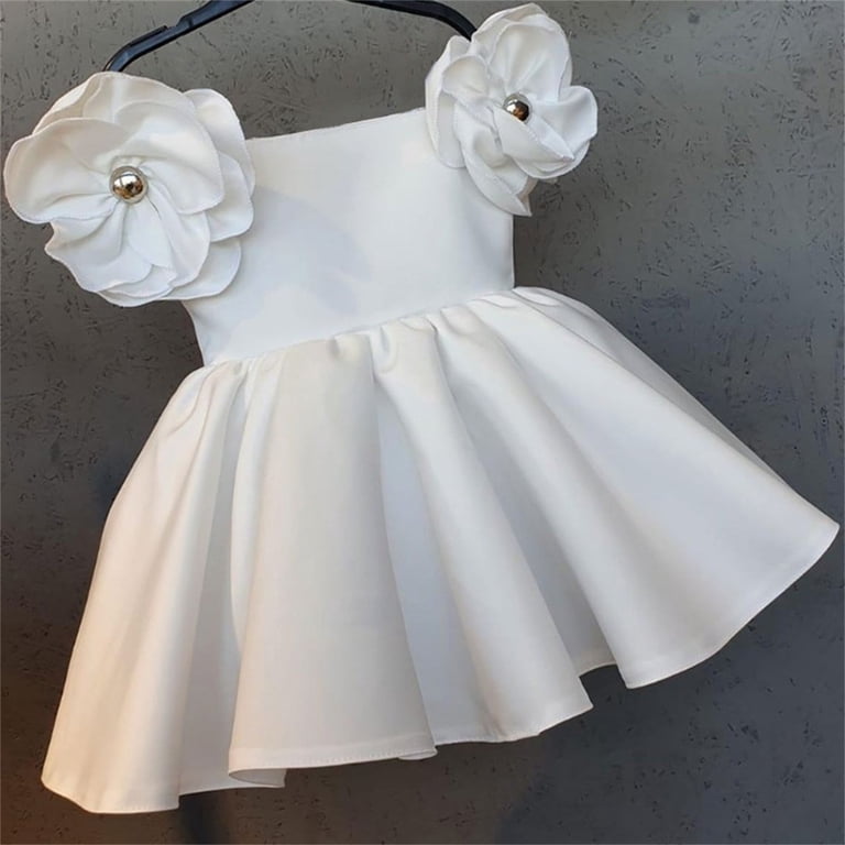 white birthday dress for baby Marryshe - Girl Formal Dresses This dress has spring and summer vibes Boho Baby Girl White Lace