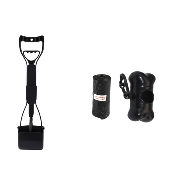 Recolector de inodoro Methold para perros Negro talla mediana