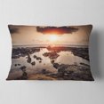 thumbnail image 2 of Designart 12" x 20" Brown Polyester Throw Pillow, 2 of 5