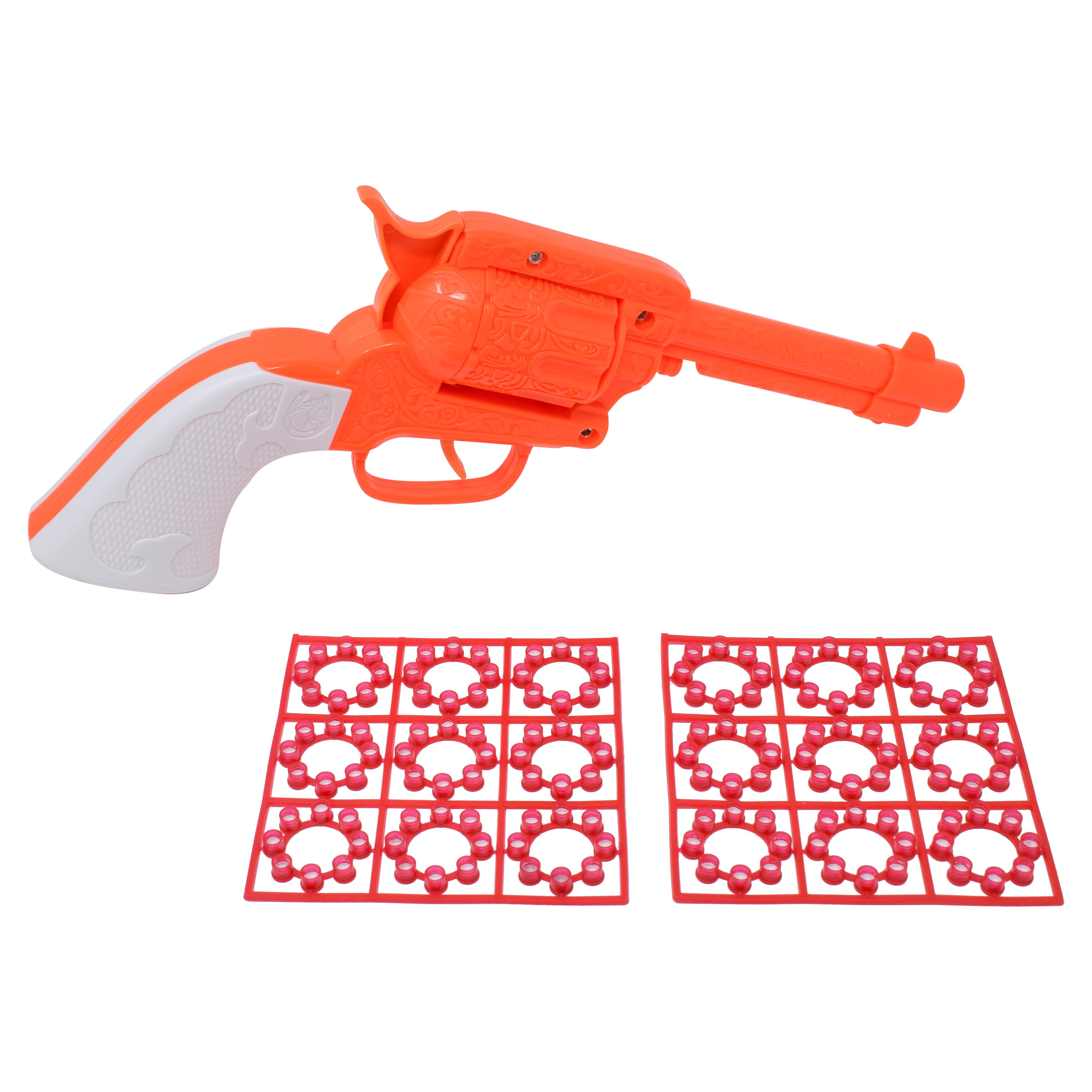 Toymendous Wild West Cowboy Shooter Toy with 144 Count Cap Refills, Outdoor & Indoor, Children Ages 8+