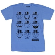 Monopoly (Classic Board Game) Mens T-Shirt  - The Many Mustaches of Uncle Penn