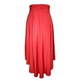 thumbnail image 6 of Annhoo Flowy Skirts for Women Tie High Waisted Classic Maxi Skirts Casual Solid Party Evening A Line Long Skirt, 6 of 7