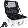thumbnail image 1 of Bolsa de maquillaje Gzcz Travel Train con separadores ajustables, 1 of 8