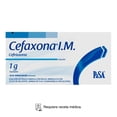 thumbnail image 1 of Cefaxona Ceftriaxona 1 g solución inyectable 3.5 ml de diluyente, 1 of 4
