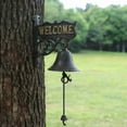thumbnail image 5 of Hyknon Vintage Cast Iron Dollbell for Garden Decor Solid Welcome Dinner & Wall Bell Hanging Heavy Duty Door Bell for Front Door Patio Outdoor, 5 of 7