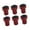 Red 20mm, variant on simhoa 6x Bench Dogs Clamp Workbench Peg Brake Stop Clamp Table Brake Woodworking Stop for Flat Tensioning T Track Dog Hole Clamping Black 20mm