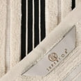 thumbnail image 6 of Superior Sadie Zero Twist Cotton Solid 3 Piece Towel Set, Ivory, 6 of 10