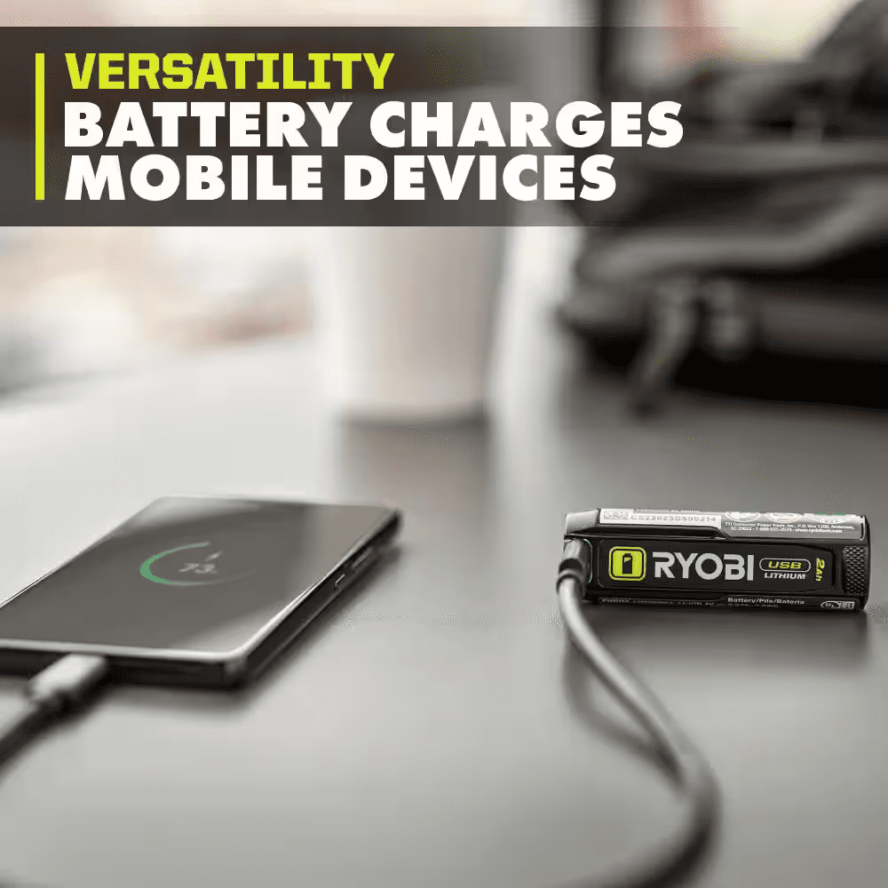 Ryobi FVB02 USB Lithium 2.0 Ah Rechargeable Battery