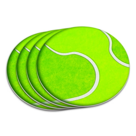Tennis Coaster - Tennis Ball Coaster Set