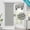 Gray, variant on WETRBWEH Blackout French Door Curtain 26W x 40L, Beige Linen Blend, No Drill Thermal Insulated Privacy, 2 Panels