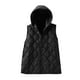 thumbnail image 1 of Gibobby Chaleco dama, Outwear Chaleco para mujer, ligero con bolsillos con cierre Qiulted acolchado, cuello alto, bolsillos acolchados con cierre, chaleco acolchado(Negro,G), 1 of 4