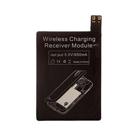 Kyasi Qi Enabled Power To Go Ultra Thin Wireless Qi Receiver for Samsung Galaxy S4, Black