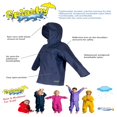 thumbnail image 2 of Splashy Children‘s Rain Jacket (Red  4T), 2 of 3