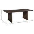 thumbnail image 4 of Steve Silver Norvell Rectangle 78" Dining Table, Dark Espresso, 4 of 5