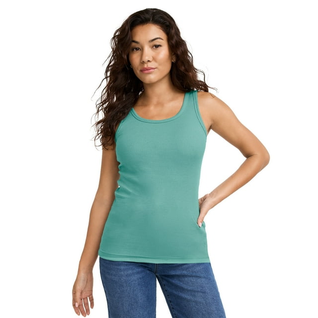 Jockey Women's 100% Cotton Rib Tank
