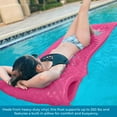 thumbnail image 4 of VOS Extreme Dimpled Swimming Pool Lounger – Premium Foam Float for Adults – Ultra Buoyant, UV & Chlorine Resistant – Great for Pool, Lake, Beach & Water Parks (Fandango Pink), 4 of 8