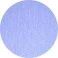 thumbnail image 1 of Ahgly Company Indoor Round Abstract Blue Contemporary Area Rugs, 5' Round, 1 of 4
