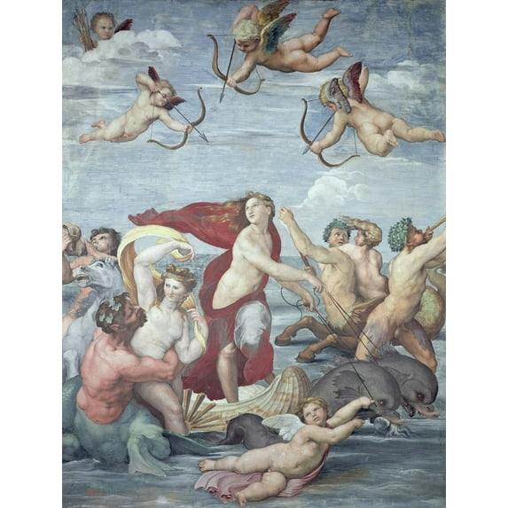 Sanzio "The Triumph of Galatea" (16th) Glossy Poster