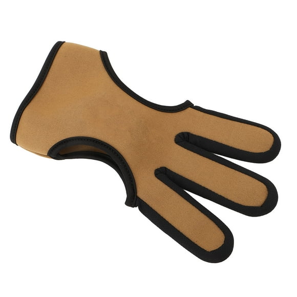 Gants de Tir à l'Arc Néoprène Protecteur de Languette de Doigt pour Arc Classique et Composé Gants de Tir Confortables et Flexibles