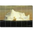 thumbnail image 1 of Ceramic Tile Mural-Frederic Church Waterfront Painting 182. 48" w x 32" h using (24) 8 x 8 ceramic tiles, 1 of 3