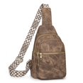 thumbnail image 1 of Bolso Hombro Fanny Packs Pecho para Mujeres Hombres Correa Guitarra Ajustable, 1 of 7