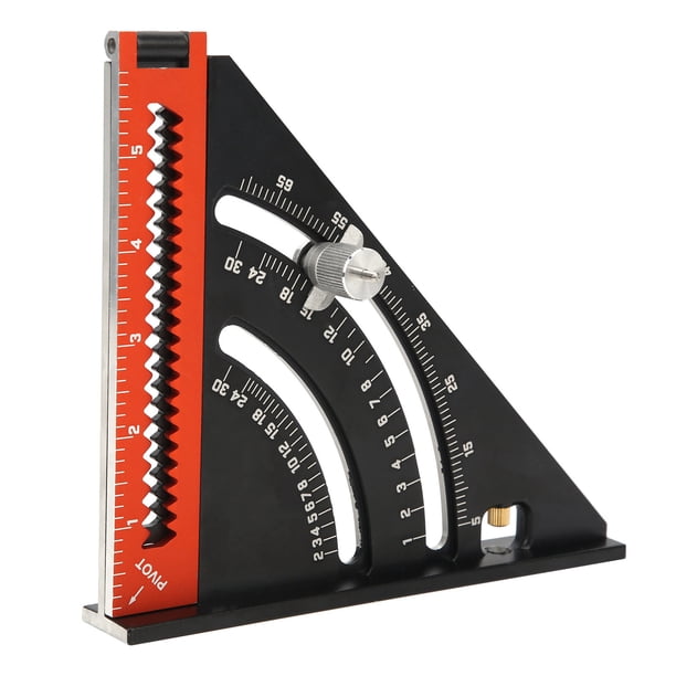 Regla Triangular Plegable, Regla De ángulo Triangular Conveniente De Aleación De Aluminio, Exquisita Carpintería, Carpintería, Construcción Industrial Para Carpintero ANGGREK Triangle Angle Ruler