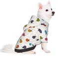 thumbnail image 5 of Cauagu Cute Ladybugs Pattern Winter Pet Hoodie Sweatshirts- Dog Hoodie Sweater with Leash Hole - Cute Dog Hoodie - Pet Clothes Puppy Cat Custume -X-Large, 5 of 8