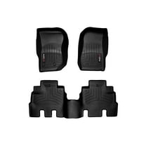 WeatherTech Custom Fit FloorLiners compatible with Jeep Wrangler JK Unlimited 4-Door, Wrangler Unlimited 4-Door - 1st & 2nd Row, Black