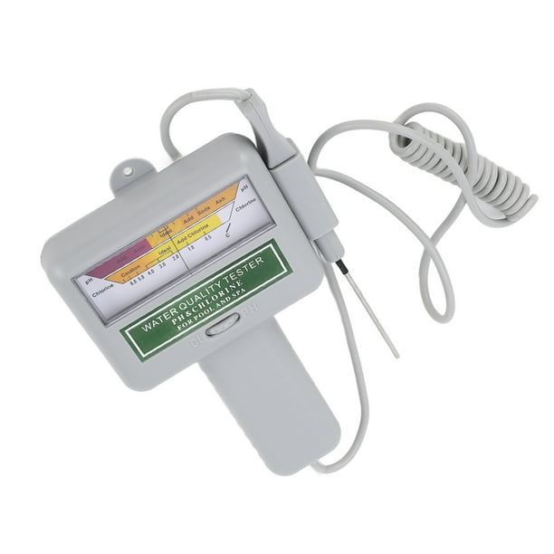 Medidor H, comprobador de pH portátil, comprobador de nivel de cloro, comprobador H, respuesta rápida