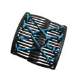 thumbnail image 1 of Pince à Cheveux Magique Extensible pour Femmes, Peignes Doubles pour Longs Chignons, Outils de Coiffure Bleus, 1 of 6