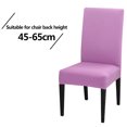 thumbnail image 4 of Funda elástica para silla de color caramelofunda elástica para asiento de comedor (púrpura claro) Ndcxsfigh Libre de BPA, 4 of 9