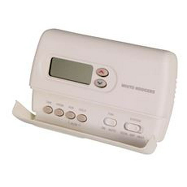 How To Change The Batteries In A White Rodgers Thermostat Youtube
