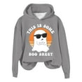 thumbnail image 1 of EHQJNJ Sweat à Capuche Mignon pour Femmes, Mode Graphique, Imprimé Spectre, Manches Longues, Col Rond, 1 Sweat à Capuche Simple, Camouflage, Tendance pour Femmes, 1 of 3