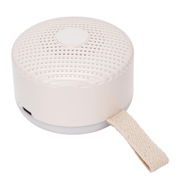 Machine à Son Bruit Blanc, Minuterie de Verrouillage pour Enfants Machine à Son Portable Fonction Mémoire pour Maison Beige