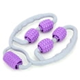 thumbnail image 2 of Masajeador de piernas con abrazadera, dispositivo de mano de 360 grados, masaje totalmente rodeado, relajación, músculos de la pantorrilla, equipo de Yoga y Fitness, color morado, 2 of 10