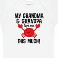 thumbnail image 4 of Inktastic Grandma Grandpa Love Me Boys Boys or Girls Baby Bodysuit, 4 of 5