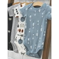 thumbnail image 2 of Modern Moments by Gerber Baby Boy Short Sleeve Onesies® Bodysuit, Newborn - 12 Months, 2 of 8