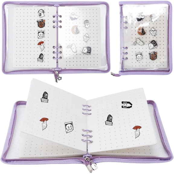Pin Display Book Pin Gathering Holder Pins Storage Organizer Album Display Boards Non-Woven Fabric Brooch Storage Loose-Leaf