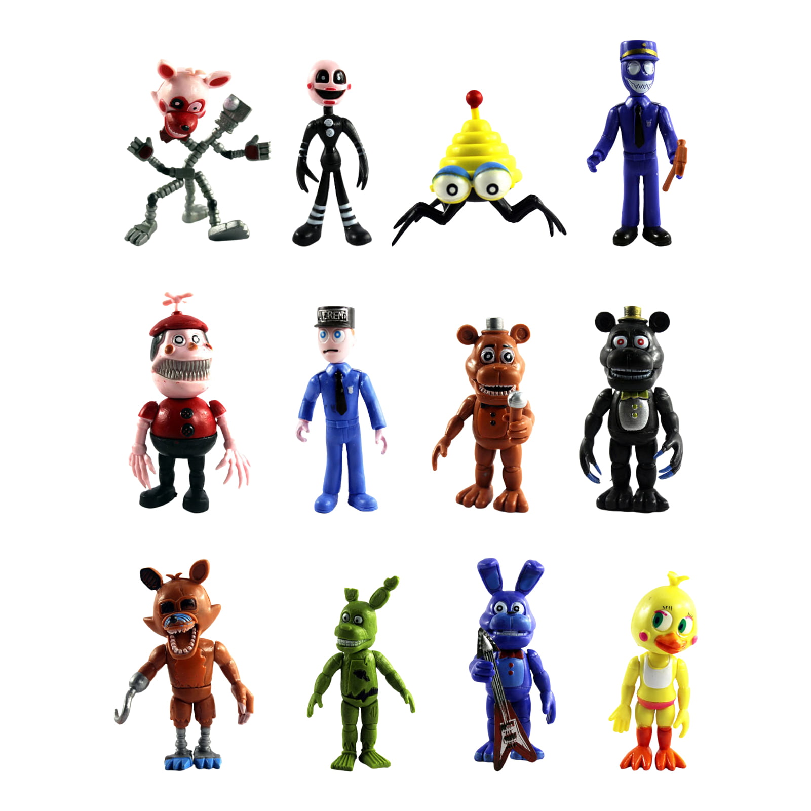12Pcs/Pack FNAF Five Nights at Freddy's Action Figures Toys Kids Xmas Gift Toy 