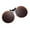 Brown, variant on Round Rimless Clip on Sunglasse Photochromic Polarized Clip-on Lenses Anti-glare Sunglasses Anti UV400 Driving Night Vision Goggles