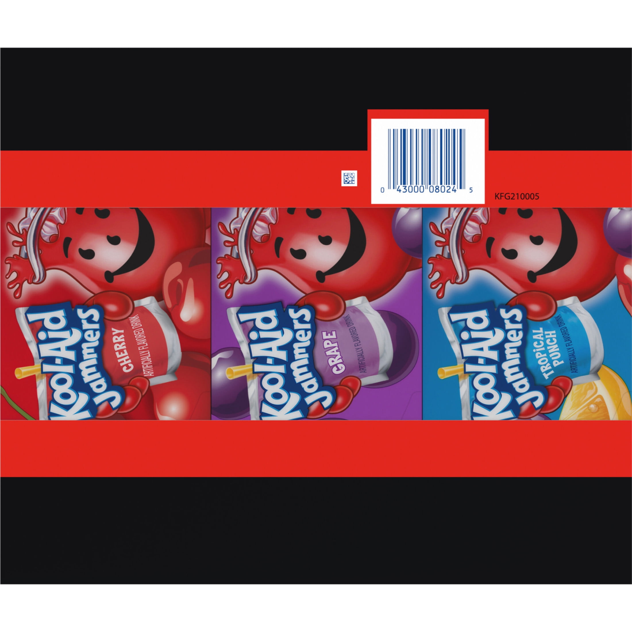 Kool-Aid Jammers 3種類×10個 30パウチバラエティパック Kool-Aid Artificially Flavored Juice Box Pouches with Fruit