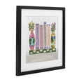 thumbnail image 2 of Stupell Industries Eclectic Boho Travel Books Shelf Black Framed Print Under Glass, 13 x 13, by Connie Summers, 2 of 8